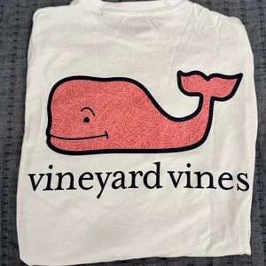 Vinyard Vines Men’s extra small XS white long sleeve t-shirt shirt -EUC
